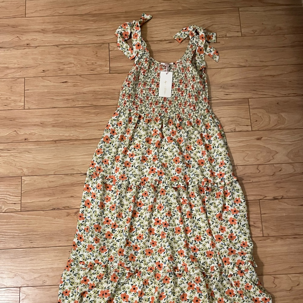 By The River Floral Dress